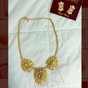 Ivory Necklace and Earrings